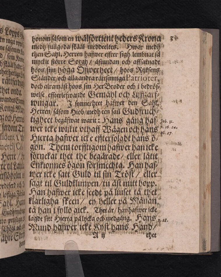 Corona sapientiæ, thet är wijsshetennes krona, medh een kort förklaring ... förfärdigat och vthi ... Christer Bondes ... begraffning ... framstelt aff Zachario L. Klingio ... Stockholm, tryckt hoos Ignatium Meurer ... anno MDCLXIII.