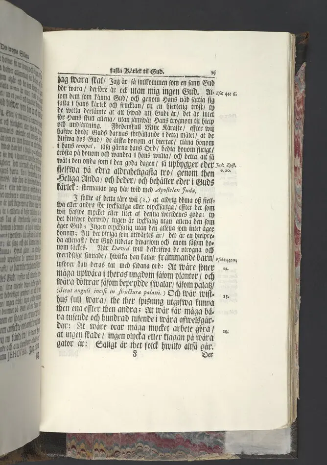 Bild på Bok, Likpredikan