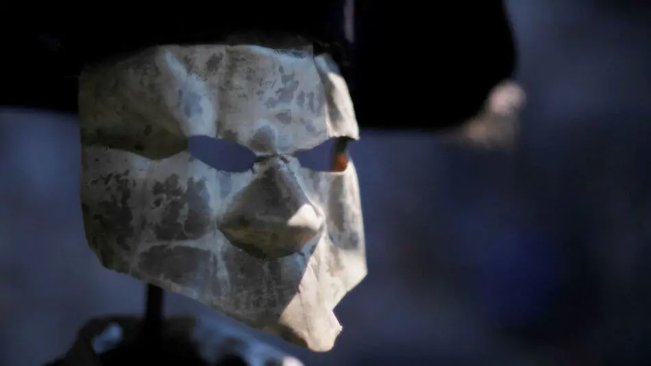 Mask till Gustav III buren vid operamaskeraden den 16 mars 1792.