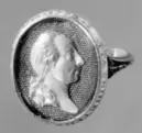 En av Gustav III:s s.k. revolutionsringar, 1772.