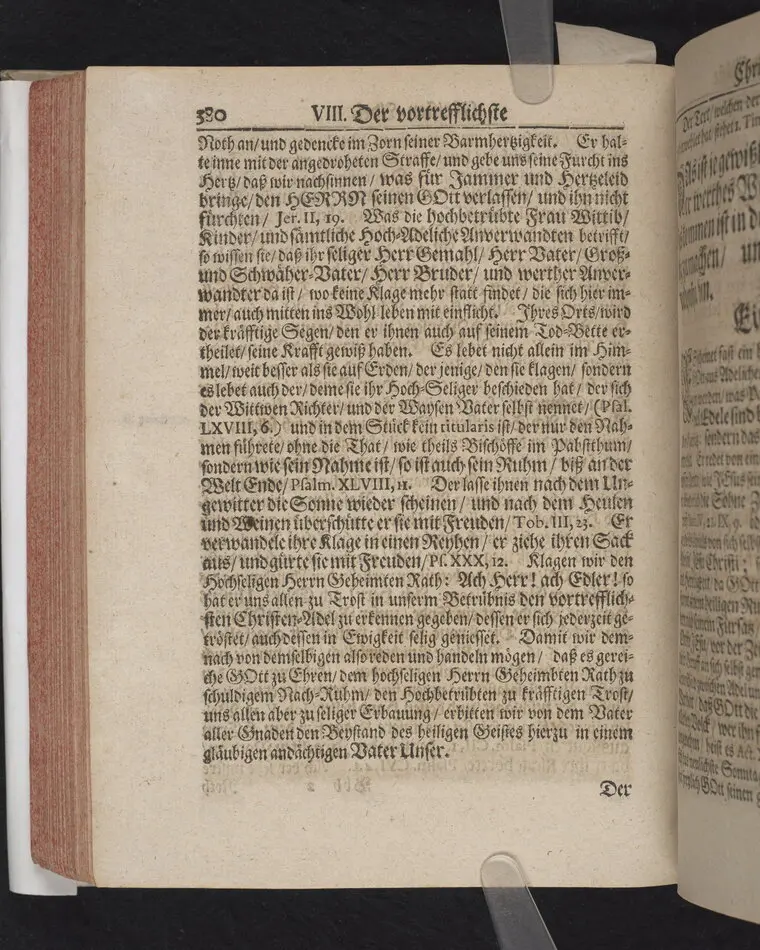 Der Vortrefflichste Christen-Adel/ In einer Christlichen Leichen-Predigt/ Tages vorher/ ehe Des ... Herrn Friedrichs von Werthern ... Der Röm. Käyserl. Maj. und des Heil. Röm. Reichs Erb-Cammer-Thürhüters .. Am 21. Decembr. 1686. Selig-verblichener Leichnam von Dreßden aus nacher Cölleda ... zu seinem Erb-Begräbnüß gebracht zu werden/ abgeführet worden.