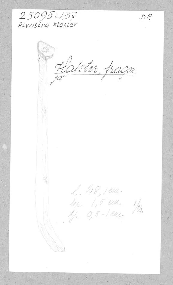 Bild på Halster, Fragment