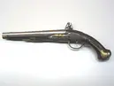 Flintlåspistol m: 1717 för Livskvadronen, Sverige (avkortad), tillverkad i Örebro.