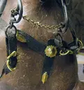 Huvudlag till docka föreställande rytteriöverste, Sverige 1660-tal. Tillhörig Karl XI.