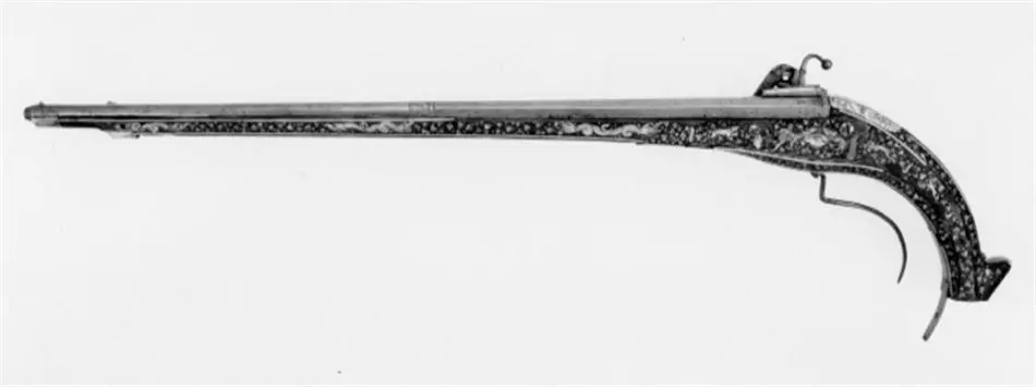 Hjullåspetrinal, Aachen, 1500-talets slut.