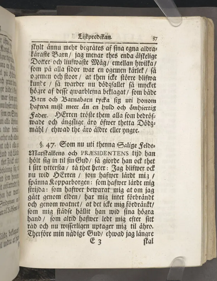 Bild på Likpredikan