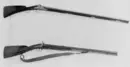 Flintlåsbössa, Jacob Nussbaum, Stockholm, 1780-talet, låset ändrat till slaglås.