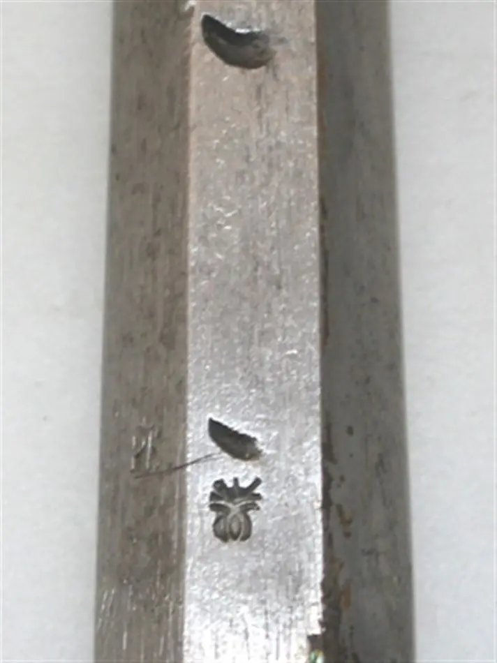 Flintlåspistol m: 1717 för Livskvadronen, Sverige (avkortad), tillverkad i Örebro.