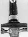 Infanteriofficersvärja. Fäste Sverige c 1830-1850. Klinga Solingen c 1750-1770.