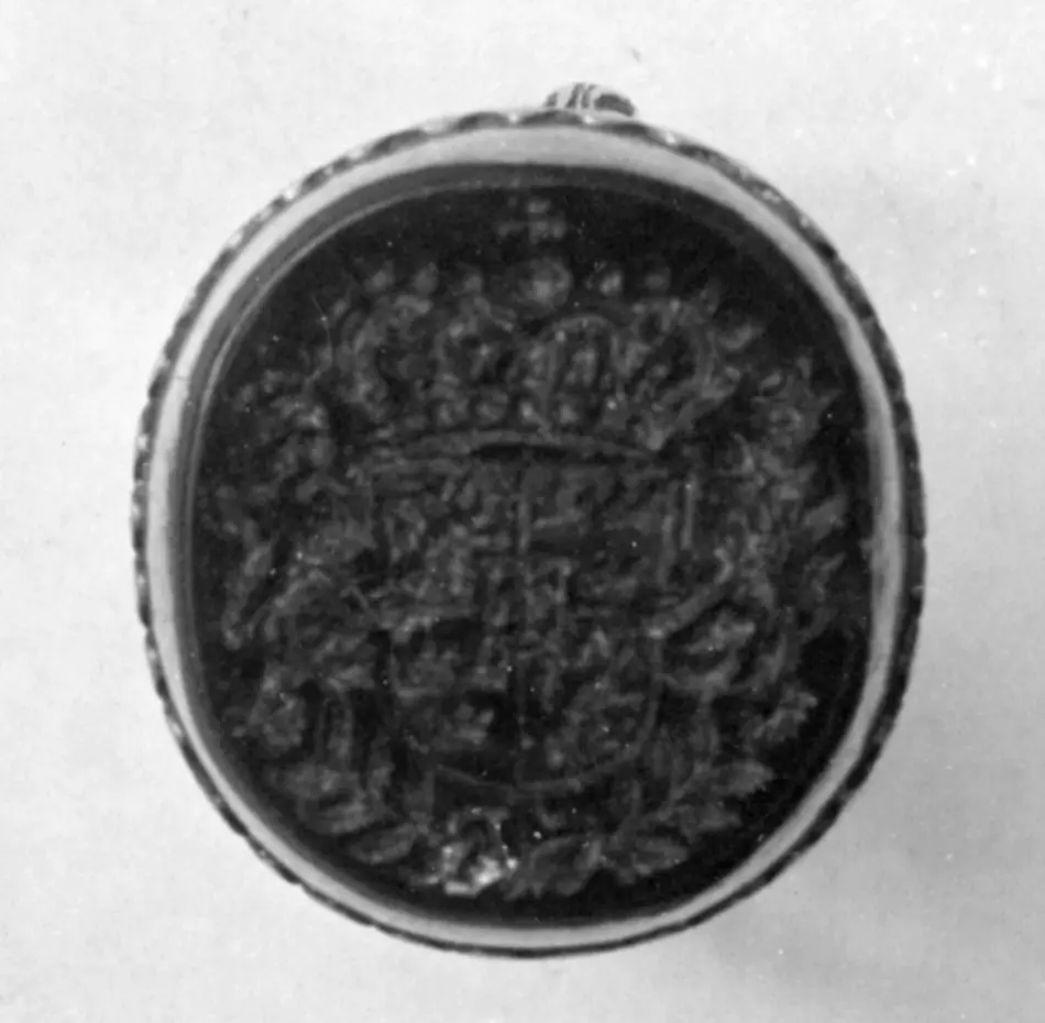 Signetring som tillhört drottning Kristina av Sverige (1644-1654)