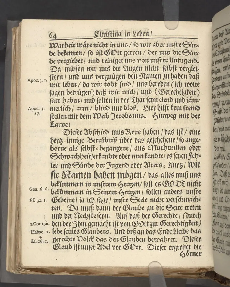 Christina in Leben/ Christina in Tod! Das ist Frühe doch lieb-volle Segen-Letze/ trauer-benehmende Trost-Letz/ und hoffnungs-volle Glaubens-Letze/ der weyland wohl-ehrbarn und gross-ehren tugendreichen Frauen Fr. Christina Grönin, gebornen Scharen-Bergin, desz wohl-ehren-vesten, grosz-achtbaren auch wohl-fürnehmen Herren Werner Gröns/ vornehmen Kauf-und Handels-Herren in hiesiger Königl. Residenz-Stadt Stockholm Herz-geschätzen Ehe-Gattin/ als deren verblichener Leichnam den 8 Maj-Monats, laufenden 1698-sten Heil-Jahrs, in Maria Magdalena Kyrch bey so wohl hoher/ als sonst ungemeiner Versamlung/ zur sanfften Erden-Ruh gebracht wurde/ zu inniger Trost-fasung vorgestellet von Johann Jacob Leibniz/ der h. Schrifft D. der löbl. Teutsschen Gemeine Past. und Consist. Assess. Stockholm/ Gedrucht bey Henrich Keysern/ J.K.Maejest: und der Acad. in Ups. Buchdrucker
