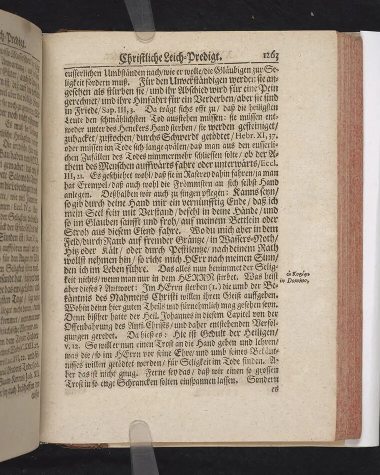 Frommer und getreuer Knechte Gottes seliger Todt/ sanffte Rast und herrlicher Lohn/ Bey Christlicher Leich-Bestatung Herr Johann Georg  Nicolai, weitberühmten Jcti, und Churfl. durchl. zu Sachsen ältesten Ober-consistorial- wie auch zu den Jülich- und Clevischen Successions-Sachen wohlbestellten Raths/ sel. am 25. Septemb. 1690. In der Kirchen zu St. Sophien aus Apoc. XIV, 13. erkläret.