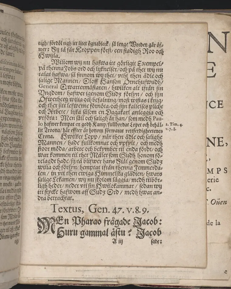 Lijkredikan öfwer... Oloff Hanson Örnehufwudh til Helgöö... uti Frösunda socknekyrkia den 28. decembris, åår 1644... Stockholm, tryckt hoos Ignatium Meurer, åhr 1645.