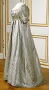 Kröningsklänning tillhörande Hedvig Elisabeth Charlotta.