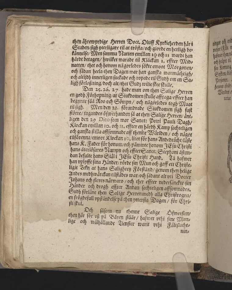 Lijkpredikan, tå ... then edle och wälborne herre, H. Johan Flemming til Lechtisz, Laijsz och Siöndaal, etc. effter ett christeligit affsteed ifrån thenna werlden den 29 Junij åhr 1646. medh waanligh, ädeligh procesz, vthi sitt, aff sigh sielfwo i wälmachtene tilberedda graffställe i Stockholm på Östermalmen vthi S. Jacobs kyrckio den 14. Julij på samma åhr,, [sic!] nedersatt bleff, hållen aff ... Stephano Gallio ..