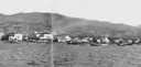 Fotografi. Panorama över Volos, Grekland.