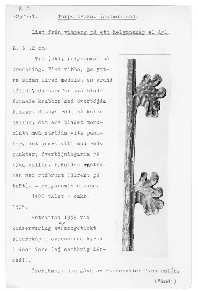 Bild på skulptur, helgon, Altarskåp, Vimperg