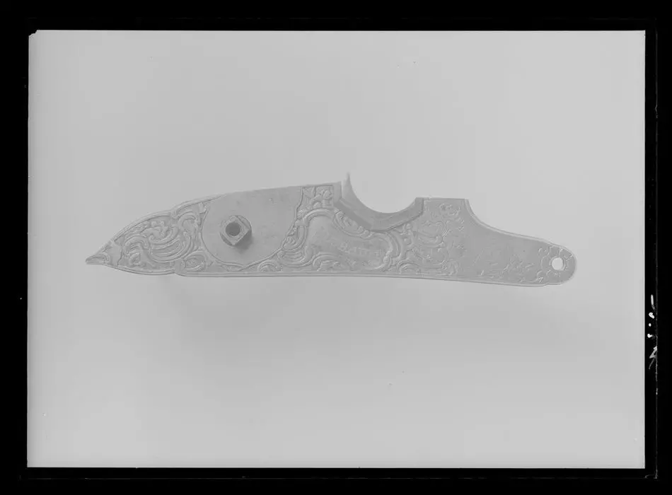 Flintlåsbössa, Jacob Nussbaum, Stockholm, 1780-talet, låset ändrat till slaglås.