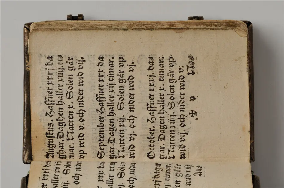 Bönbok, titel: "Någhra gudeligha böner utdragna aff then helga scrifft", tryckt hos Amund Laurentzon, Stockholm 1559.