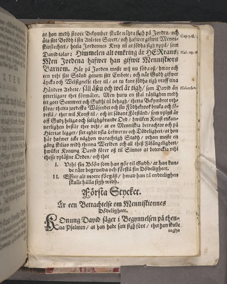 Een christeligh lijkpredikan, öfwer ... Christiern Måns-son, hwars salighe lekamen ... bleff begrafwen ... i Ramnäsz kyrckio, åhr 1659. then 18 febr. Hållen aff doct. Olavo Laurelio ... Tryckt vthi Wästerås aff Euchario Lauringer, åhr 1659.