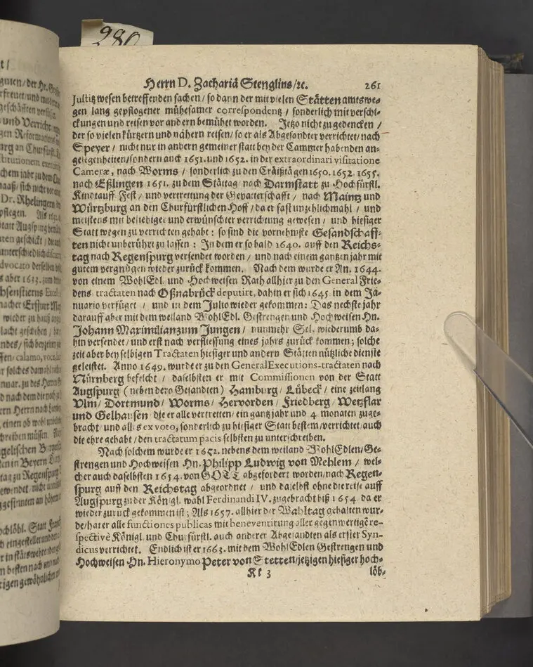 Likpredikan över Dr. Zacharias Stenglin