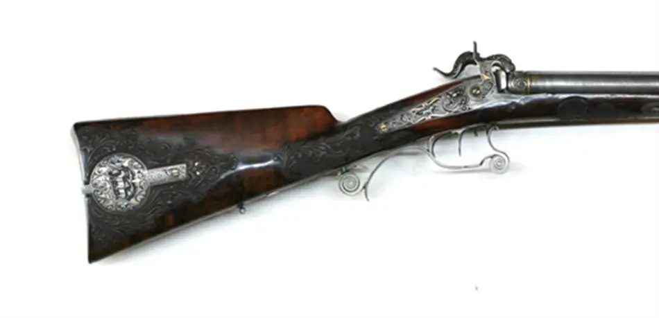 Dubbelstudsarpipa, W. Hanau, Gera, 1800-talets mitt.