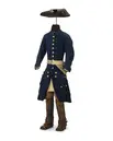 Höger kragstövel buren av Karl XII vid Fredrikshald den 30 november 1718.