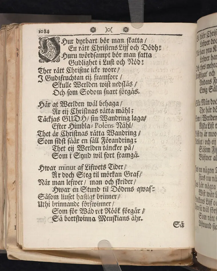  EEn rättsinnig Christens lijfs och döds ähre-minne/ Tå/ för thetta/ hans Kongl. May:tz tromans/ och högtberömlig lagmans öfwer hertigdöm: Skåne och Blekingen/ Then högwälborne baronens Hr. Lars Erensteens döda lekamen/ uthi många höga och förnäma personers närwaro/ medh wanlige kyrckio ceremonier, i jorden/ uthi S. Jacobs kyrckia i Stockholm/ nedersattes/ och samma högtansenliga begrafningz-act, medh wederbörlig åminnelse/ sedermera wid Kongl. Carolinska Academien, blef wördat/ I skyldigst och redobognast ihågkommelse/ Wälment i hast framstält/ och utdelt widh Parentation af en/ ibland/ Högwälborne Sal. Baronens och Lagmans/ i des lifstid/ trogna och redeliga wördare I. Lund.