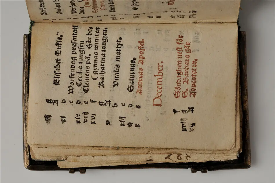 Bönbok, titel: "Någhra gudeligha böner utdragna aff then helga scrifft", tryckt hos Amund Laurentzon, Stockholm 1559.
