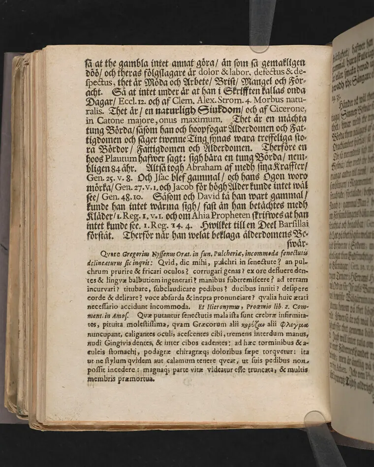 Senii gravamen, solamen & conamen, eller ålderdomens brist, tröst och plicht, i en christelig lijk-predikan ... vthi Nyköpingz stora kyrkio på palm-söndagen, anno 1690. Tå ... handelsmannens och rådmannens i Nyköping, Herr Petter Carlszons, jordiska hydda ... förlåten blef ... förklarat af Magno J. Melandro ... Stockholm, tryckt hoos Joh. Georg Eberdt.