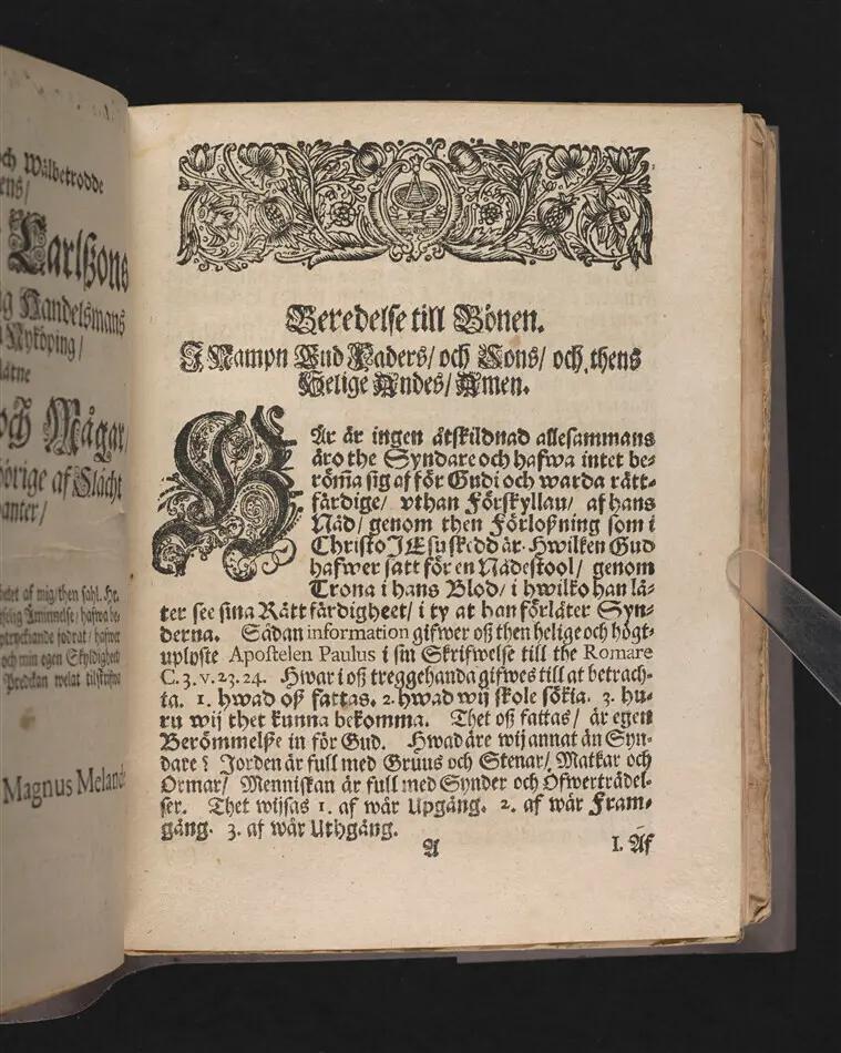 Senii gravamen, solamen & conamen, eller ålderdomens brist, tröst och plicht, i en christelig lijk-predikan ... vthi Nyköpingz stora kyrkio på palm-söndagen, anno 1690. Tå ... handelsmannens och rådmannens i Nyköping, Herr Petter Carlszons, jordiska hydda ... förlåten blef ... förklarat af Magno J. Melandro ... Stockholm, tryckt hoos Joh. Georg Eberdt.