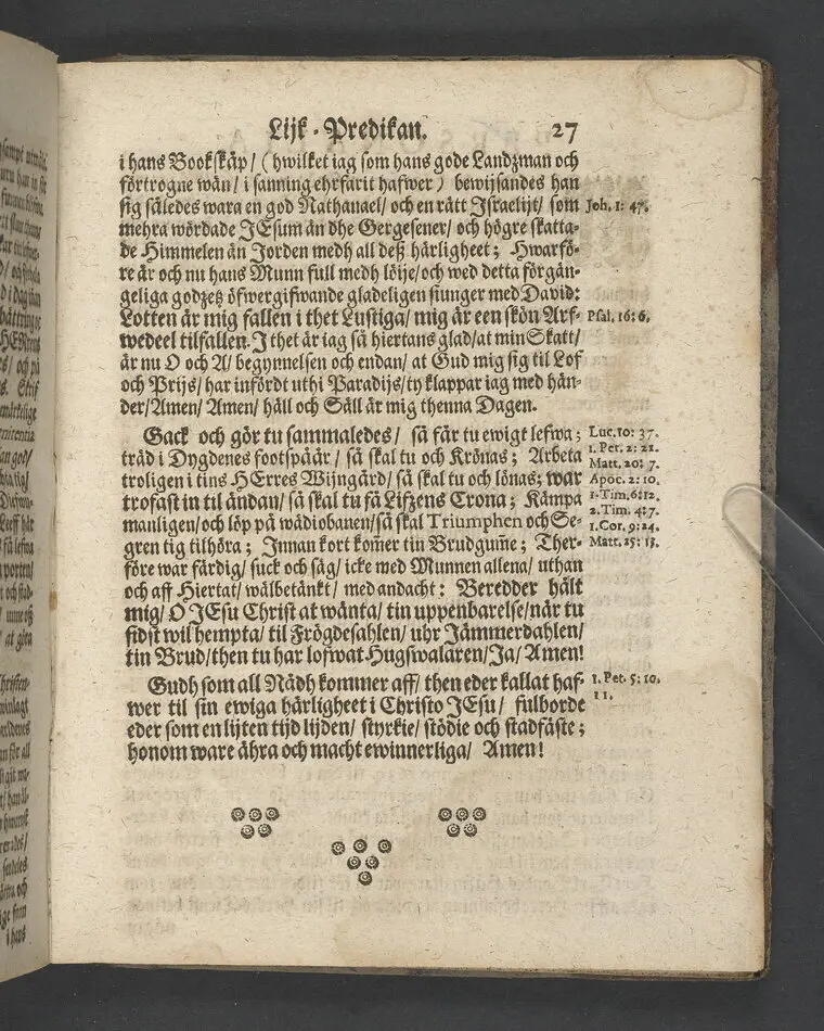 I.N.J. Status denatorum, the afsomnade dödas tilstånd, uthi een chtisteligh lijkpredijkningh,, öfwer ... herr Niels Erickzson Bergudd, fordom hauptmann öfwer ... hwilken i herranom afsomnade uti Malar sochn på sin egen swärd i Solfmo den 3. maij anno 1680 ... framstält ... aff Olavi Magni Arenio .