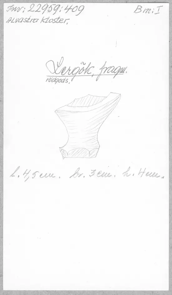 Bild på Lergök, Fragment