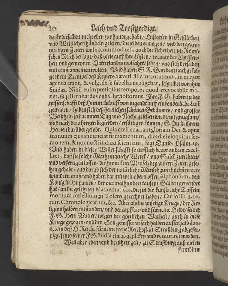Ein Klagrede, über dem seligen und christlichen Abschied ... desz ... Herrn Wilhelens, Landgraffen zu Hessen, Graffen zu Catzenelnbogen ... anno 1592 ... Gehalten den 10. septembris in der Newenstatt zu Cassel, durch Johannem Strackium ... Gedruckt zu Marpurg, durch Paulum Egenolff, im Jahr, MDXCIII.