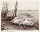 Fotografi. Båtlast med vattenkrukor. Egypten.