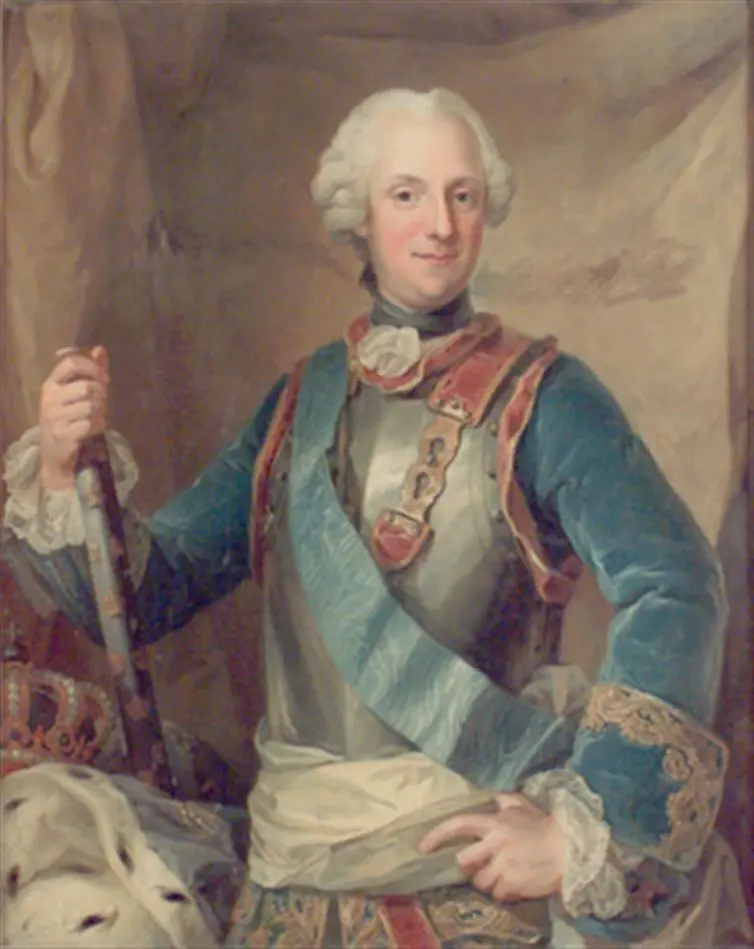 Bild på Konung Adolf Fredrik av Sverige, 1710-1771. Oljemålning på duk.