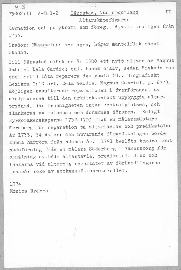 Altarskåpsfigur