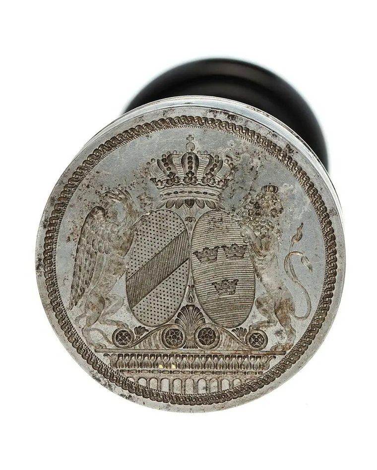 Bild på Sigillstamp för drottning Fredrika av Sverige (1781-1826) 1797-1809.