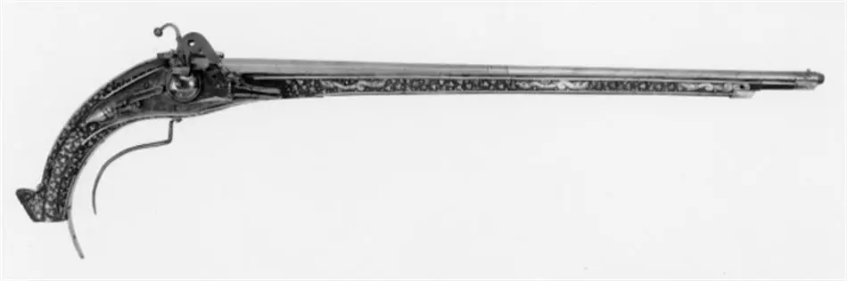 Hjullåspetrinal, Aachen, 1500-talets slut.