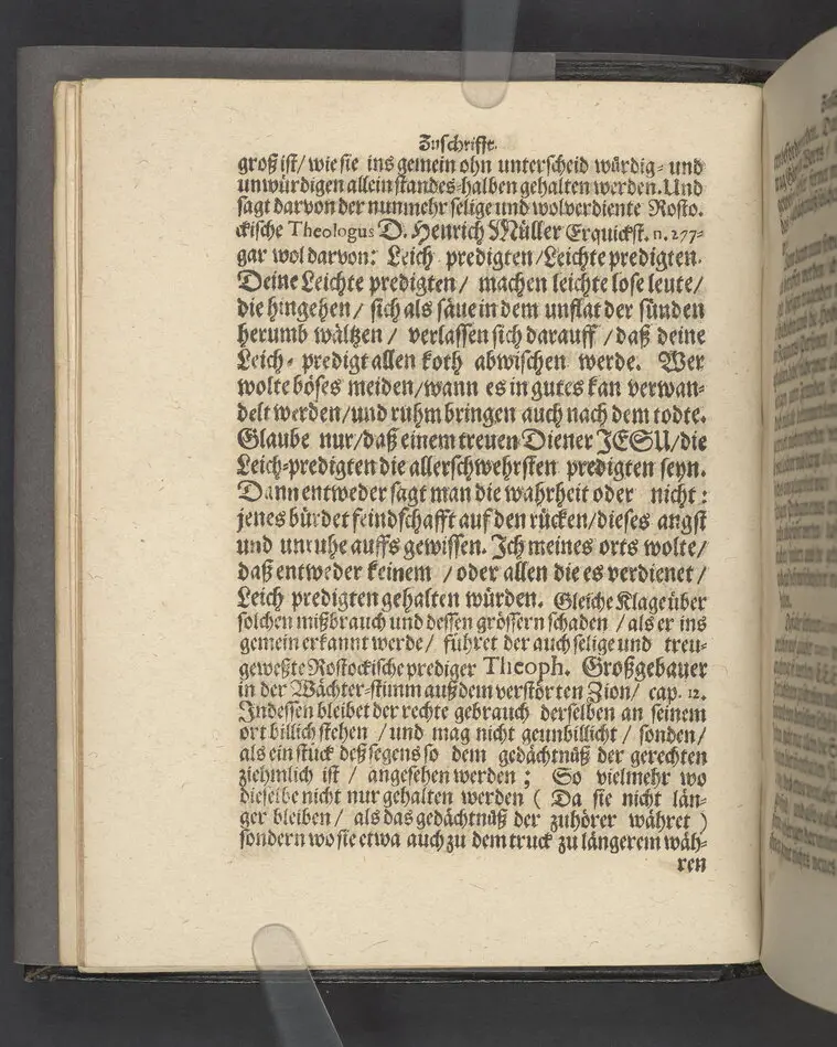 Zwölff Christliche Liechpredigten/ zu Unterscheiedlichen Zeiten gehalten/ und auff begehren vormahls eintzel/ jetzo zusammen zum zweyten mahl in Truck gegeben/ von Philipp Jacob Spenern/ D. Predigern und dsz Evangel. Ministerii Seniore in Frankfurt. Mit Churfürstl. Sächsicher Freyheit. Frankfurt am Main/ In Verlegung Johann David Zunners/ Gedruckt Im Jahr MDCLXXXVI. 