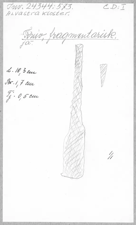 Bild på Kniv, Fragment