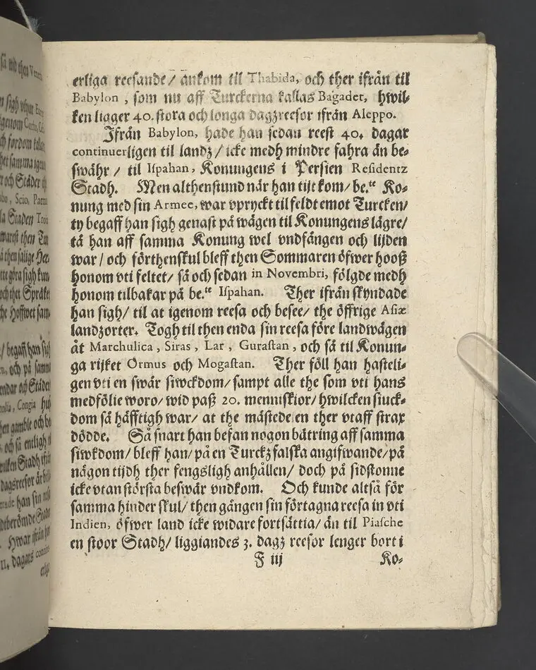 Lijkpredikan, öfwer... Herr Bengt Oxenstierna, Frijherre til Ekebyholm och Söderboo... Vthi Riddarholms Kyrckian, den 6. Augusti åår 1643. Så och en kort Relation, om then salige herrens stora förfarenhet och widt kring om werlden giorda resor... Tryckt aff Henrich Keyser 1644.