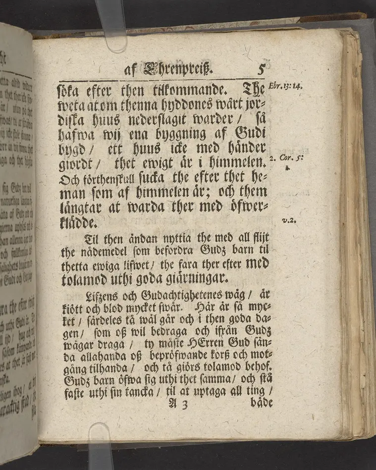 Een söt lucht af Ehrenpreisz, hwilken för thetta öfwer-inspectoren, then ädle och wälborne herren, nu hoos Gud weinnerligen salige, Herr Hans Ehrenpreus, lemnade ... tå thes dödelige deel nedsattes i griften, för altaret, uthi Arboga stadz-kyrckia, den 5. octobr. anno 1711 ... Stockholm, hos Johan H. Werner, kongl. May:tz och Upsala academiæ boktr. Åhr 1711.