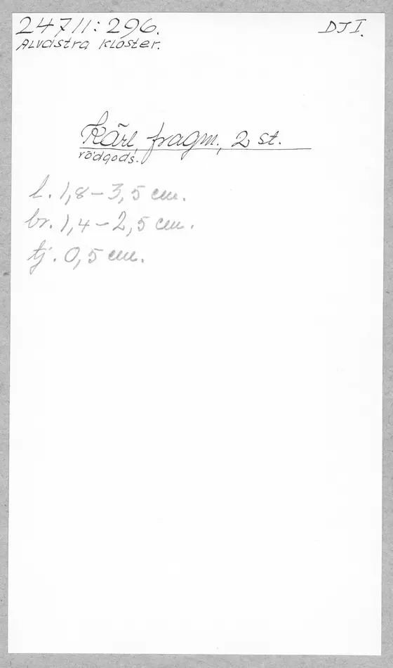 Bild på Kärl, Fragment
