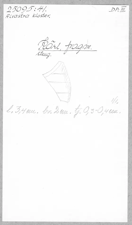 Bild på Kärl, Fragment