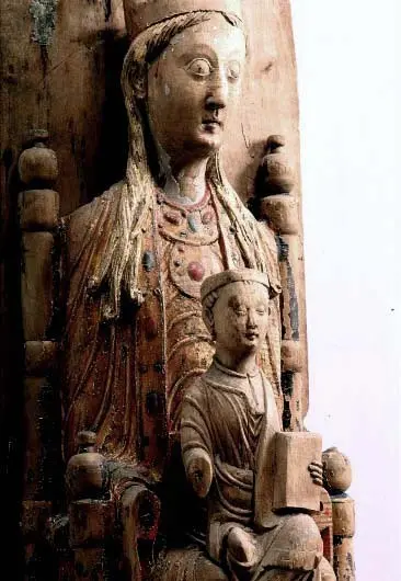 Bild på skulptur, Madonna, Skulptur