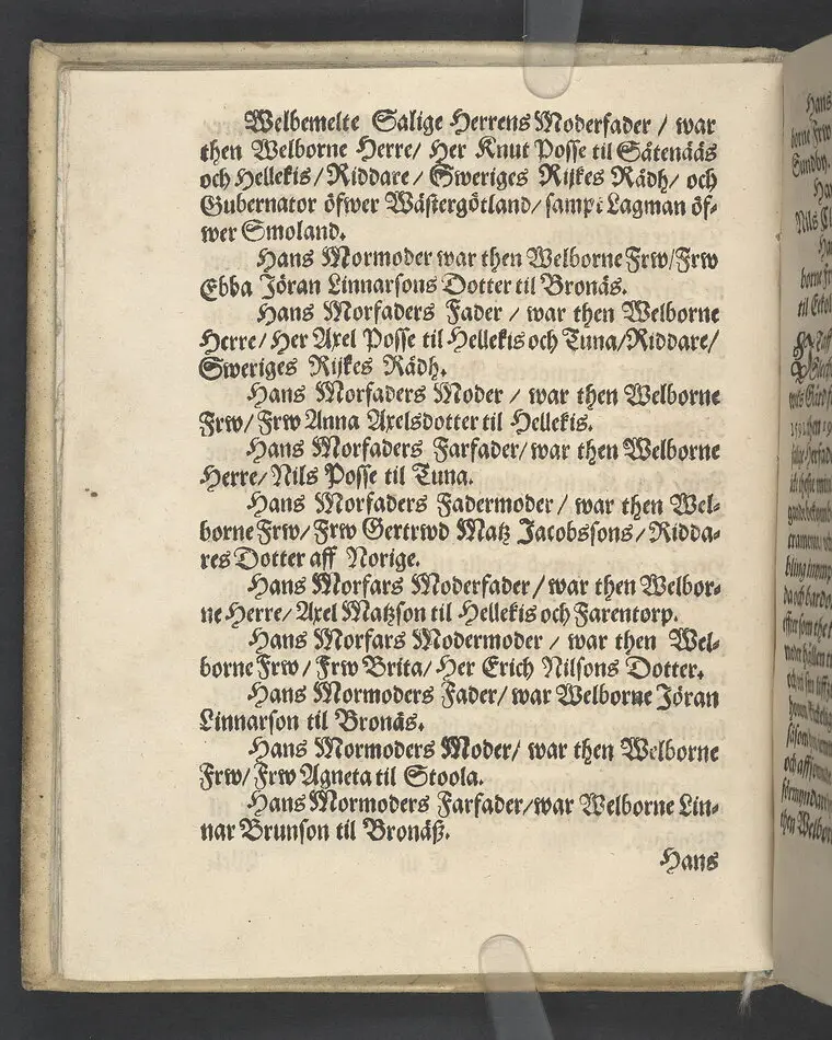 Lijkpredikan, öfwer... Herr Bengt Oxenstierna, Frijherre til Ekebyholm och Söderboo... Vthi Riddarholms Kyrckian, den 6. Augusti åår 1643. Så och en kort Relation, om then salige herrens stora förfarenhet och widt kring om werlden giorda resor... Tryckt aff Henrich Keyser 1644.