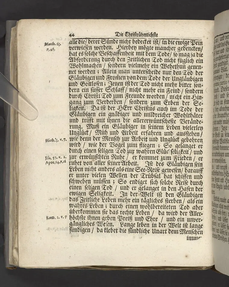 Die christruhmlichste Zufriedenheit, bey hoch-adelicher Beerdigung, an der ... Fr. Catharina Ebelings, des ... Hrn. Johann Albert Huswedels ... Fr. Wittwen, welche im Jahr 1693 ... den 26 Septembr ... in der Soldenauischen Kirchen, zu ihrer Ruhe-Stätte gebracht worden ... Fürgestellet von M. Aegidio Strauchen ... Stockholm, gedruckt bey Johan Billingsley.
