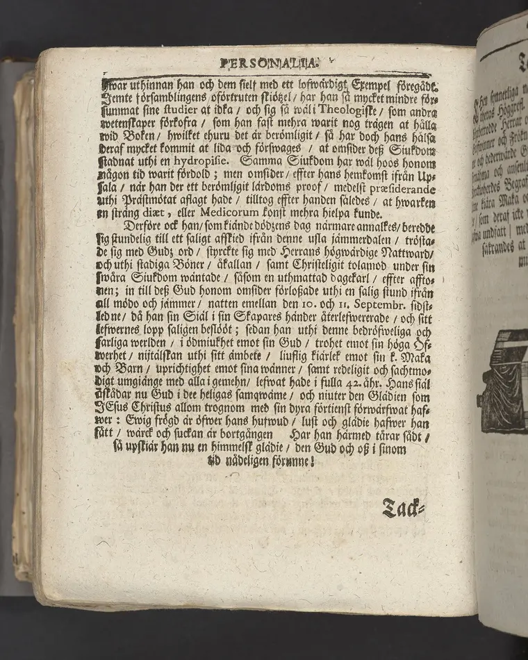 Guds barnas förträffeligste sälhet, at i lif och död blij påtänkt af sin Gud, i anledning af Nehem. XIII. 31. Uti en christelig lijkpredikan öfwer fordom högährewyrdige ... Olaus Haldin berömlig kyrkoherde wid kongl. Riddarholms församlingen i Stockholm, samt consistorii ecclesiastici dersammastädes assessor, när des andelöse lekamen uti bemelte kyrkia den 1. octob. MDCCXIII. til sin graf beledsagad blef, förestäld af ... Gustaf Adolph Humble. Stockholm, tryckt uti kongl. boktryckerij, och med egen bekostnad uplagd af Joh. Henr. Werner. 1714.
