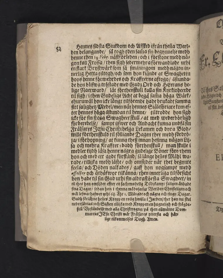 Gudz barns ångest och hugswalelse, kamp och seger beskrefwen uthaf psal. 71. V. 19. 2. och uthi en christelig lijkpredikan, tå then edle och wälborne fru, F. Maria Gyllencreutz til Siggestadh ... uthi Ridderholms kyrkian i Stockholm, åhr MDCLXXX. then sextonde söndagen trinit. hederligen och med wederbörlig prydnad blef begrafwen ... förestäld af Erico Noræo ... Stockholm, tryckt hoos Joh. Georg Eberdt.